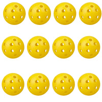 12 Piece Hollow Practice Golf Balls 42mm PE Mixed Color With Airflow