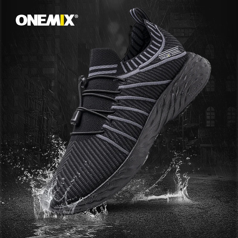 ONEMIX Waterproof Running Shoes for Men Breathable Light Women Training Walking Sneakers Outdoor Trekking Slip-on Sports Shoes - Buy online at  Vibe In Cart.