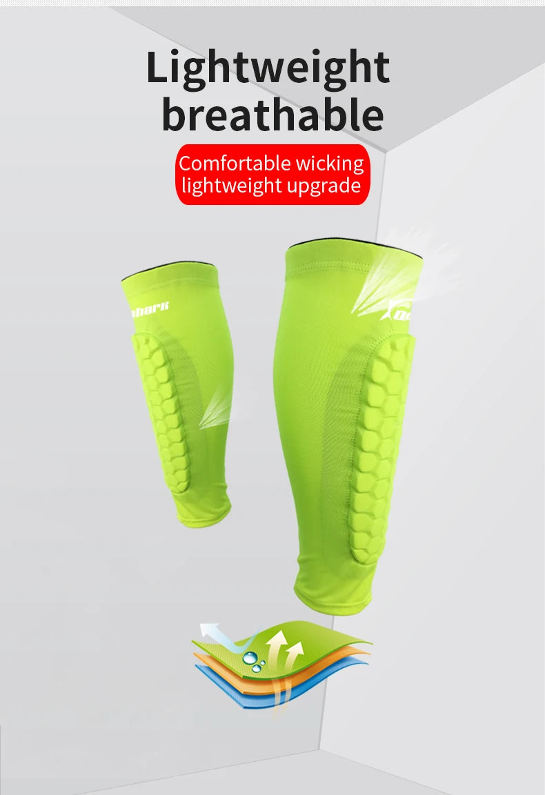 (XS-XL)Kids Children Teen Football Shin Guard Anti-collision Compression Gym Leg warmers Soccer Calf Sleeves Socks Protection - Buy online at  Vibe In Cart.