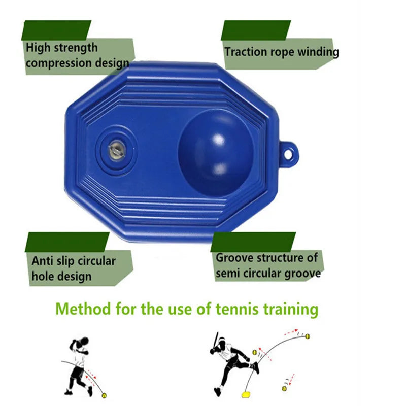 Tennis Ball Machine Trainer Exercise Tenis Ball Self-study Rebound Balls Sparring Device Tennis Swing Trainer Single Sports Tool - Buy online at  Vibe In Cart.