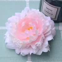 15PCS/lot Large Artificial Happy Peony Flower Head 13CM  Silk Blooming peony Wedding Flowers Wall Floral Party Home Decorative - Buy online at  Vibe In Cart.