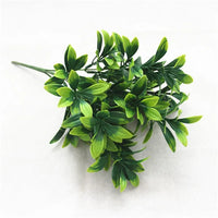 Artificial Plastic Fern Grass Plants for Home and Wedding Decor, Green