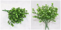 YO CHO Artificial Plastic Plants for Home Garden Decoration Fern Grass Wedding Wall Outdoor Decor Green Leaf Artificial Flowers - Buy online at  Vibe In Cart.