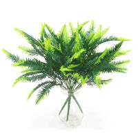 YO CHO Artificial Plastic Plants for Home Garden Decoration Fern Grass Wedding Wall Outdoor Decor Green Leaf Artificial Flowers - Buy online at  Vibe In Cart.