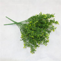 Artificial Plastic Fern Grass Plants for Home and Wedding Decor, Green