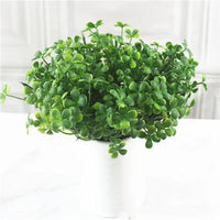 Artificial Plastic Fern Grass Plants for Home and Wedding Decor, Green
