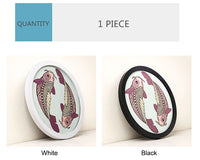 Round Wooden Picture Frames Creative Gift DIY Wall Hanging Wood Picture Holder Wall Mounted Photo Frame Round Home Decoration - Buy online at  Vibe In Cart.