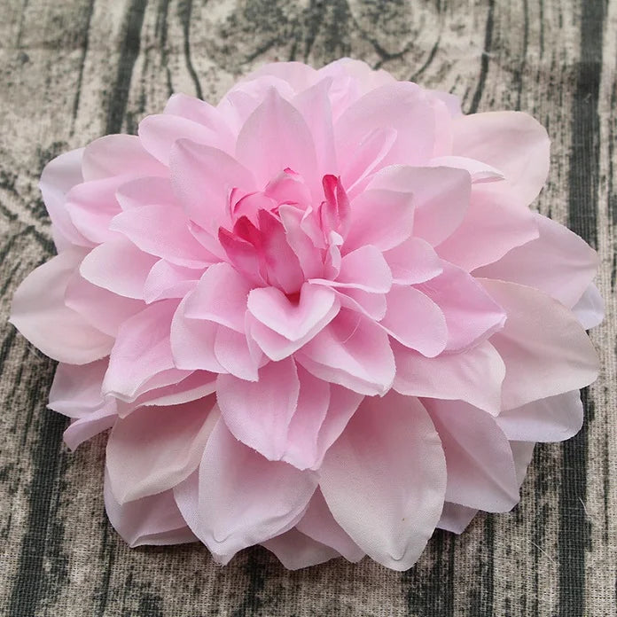 Artificial Silk Dahlia Peony Flower Heads, 10 Pack, 14-15 cm in Assorted Colors