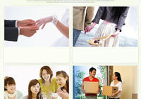 Artificial Plastic Fern Grass Plants for Home and Wedding Decor, Green