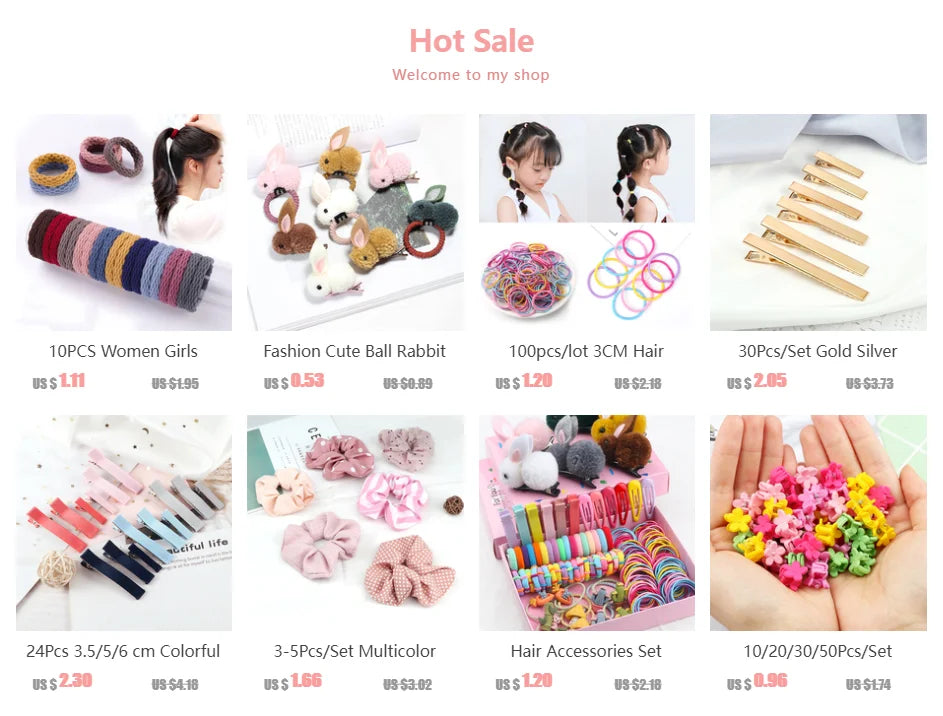 50PCS/Set Women Girls Basic Hair Bands 4cm Simple Solid Colors Elastic Headband Hair Ropes Ties Hair Accessories Ponytail Holder - Buy online at  Vibe In Cart.