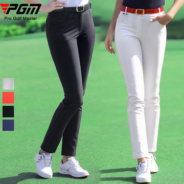 Women's Slim Fit High Waist Full Length Golf Pants Quick Dry Breathable Cotton Blend XS-XL