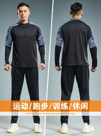 Unisex Polyester Long Sleeve Sports Tracksuit for Soccer and Fitness