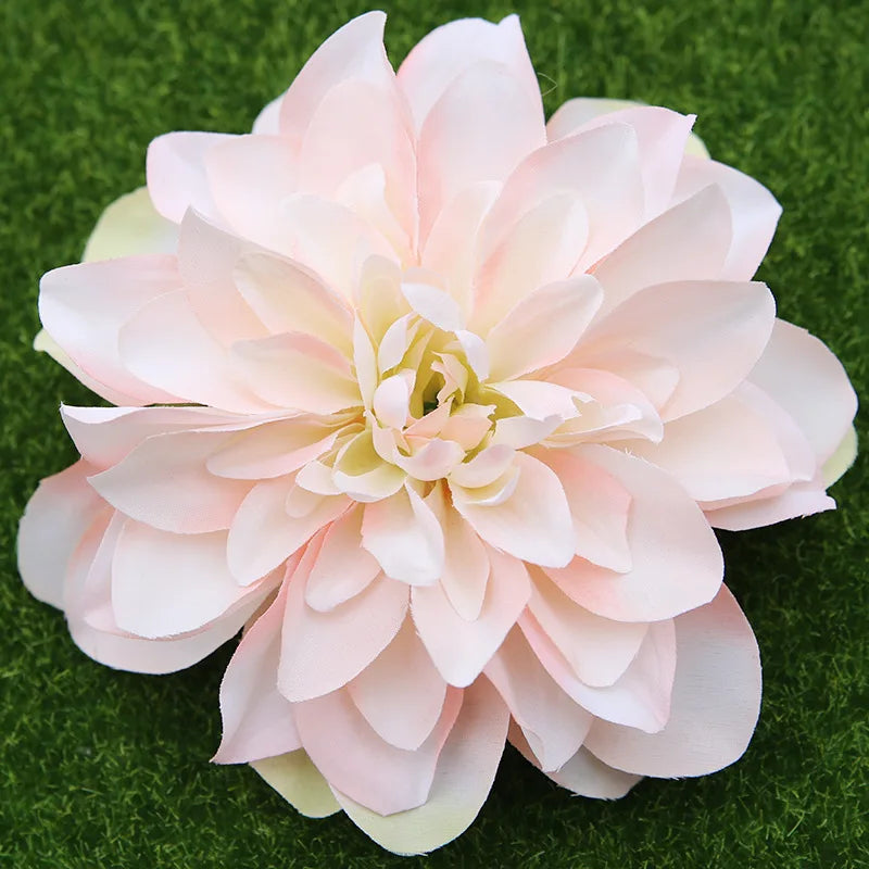 Artificial Silk Dahlia Peony Flower Heads, 10 Pack, 14-15 cm in Assorted Colors