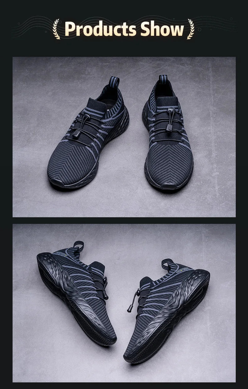 Unisex Waterproof Breathable Running Shoes For Outdoor Slip-On