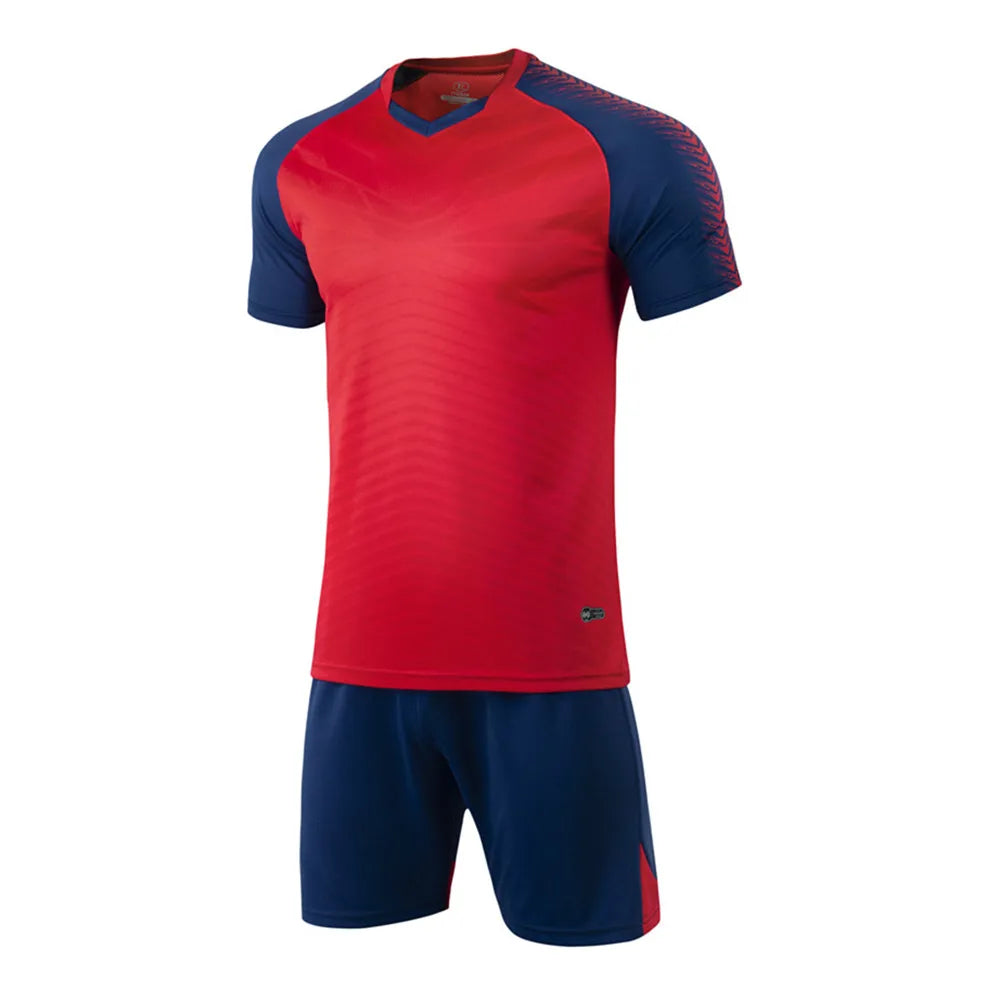 Boys' Breathable Short Sleeve Polyester Soccer Jersey Set