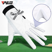 PGM Golf Gloves Women Sheepskin Breathable Palm Ladies Genuine Leather Sport Gloves Anti-Slip Training Mittens Elegant 1 Pair - Buy online at  Vibe In Cart.