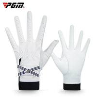 PGM Golf Gloves Women Sheepskin Breathable Palm Ladies Genuine Leather Sport Gloves Anti-Slip Training Mittens Elegant 1 Pair - Buy online at  Vibe In Cart.