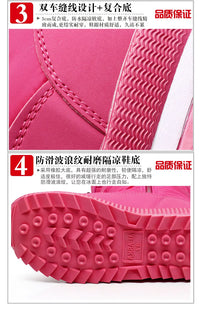 Women's Mid-Calf Platform Snow Boots with Flat Heel