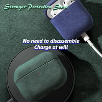 Artificial Suede Leather Protective Case for Earphones