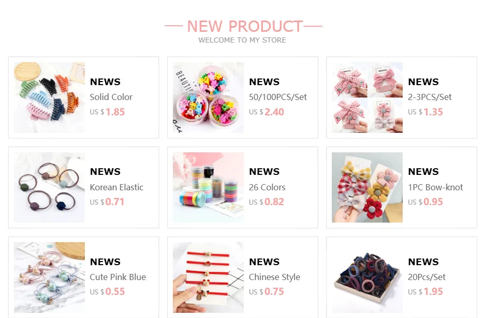 50PCS/Set Women Girls Basic Hair Bands 4cm Simple Solid Colors Elastic Headband Hair Ropes Ties Hair Accessories Ponytail Holder - Buy online at  Vibe In Cart.