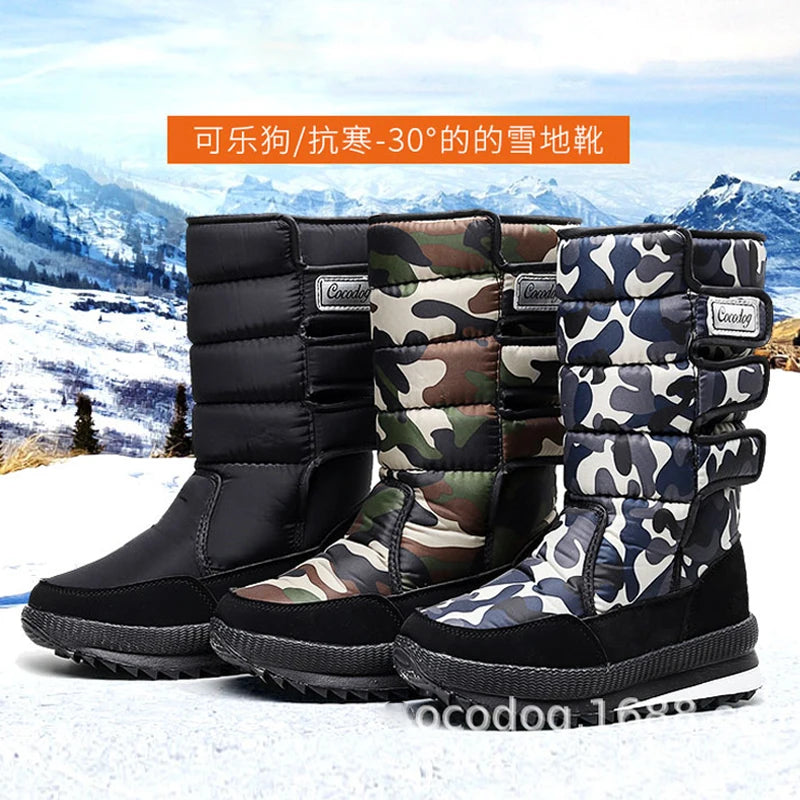Women Snow Boots Platform Winter Boots Thick Plush Waterproof Non-slip Boots Fashion Women Winter Shoes Warm Fur Botas mujer - Buy online at  Vibe In Cart.