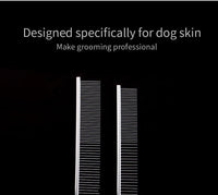 Stainless Steel Dog Comb Long Thick Hair Fur Removal Brush 16/19cm Pets Dog Cat Grooming Dematting Combs for Shaggy Dogs - Buy online at  Vibe In Cart.