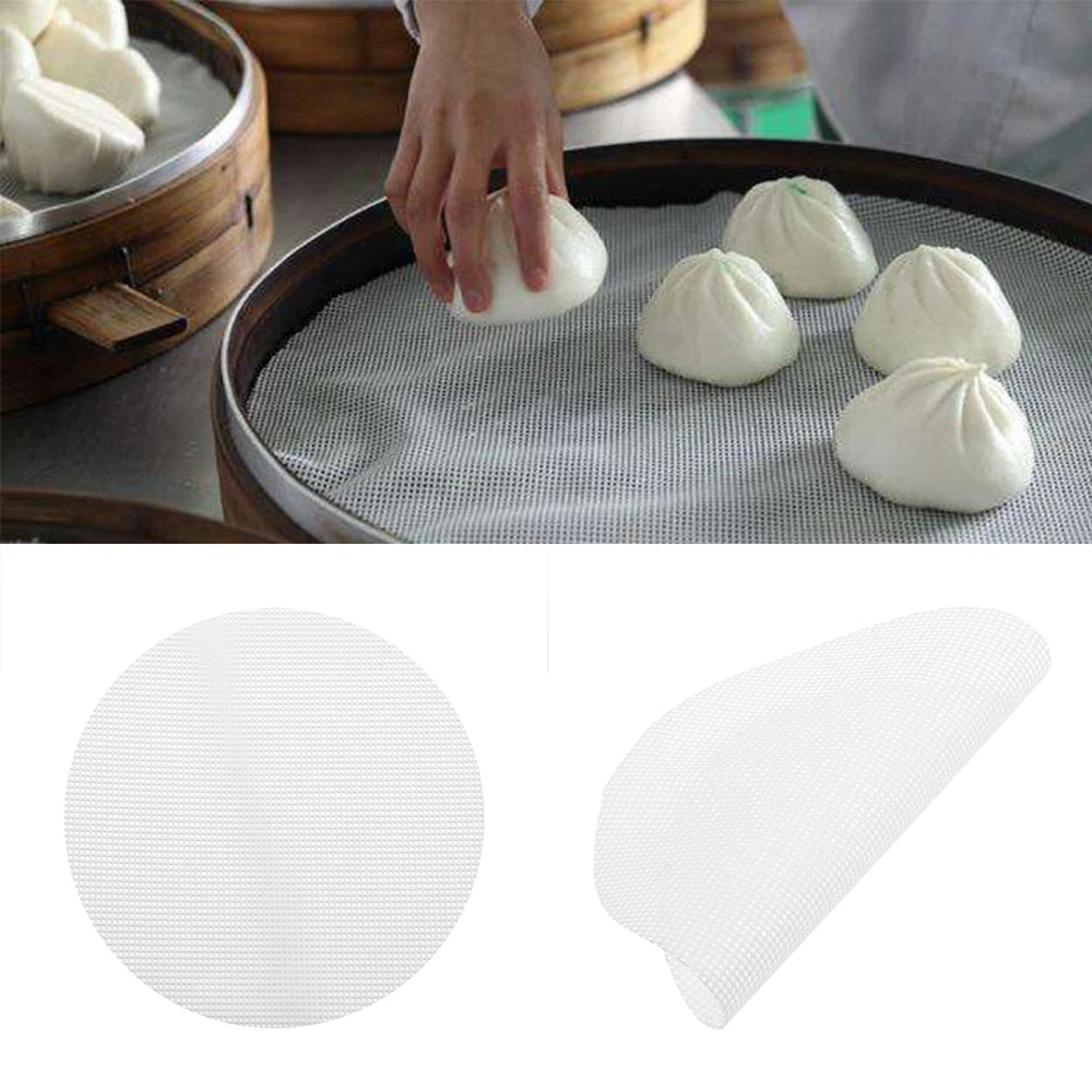 1Pc Non-Stick Steamer Mat Dim Sum Tool Food Grade Silicone Kitchen Under Steamers Mat Cooking Accessories Eco-friendly Cookware - Buy online at  Vibe In Cart.