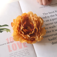 15PCS/lot Large Artificial Happy Peony Flower Head 13CM  Silk Blooming peony Wedding Flowers Wall Floral Party Home Decorative - Buy online at  Vibe In Cart.