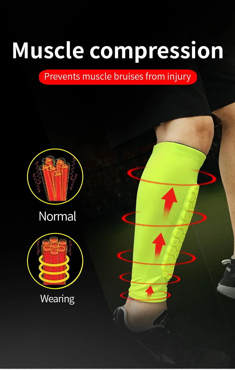 (XS-XL)Kids Children Teen Football Shin Guard Anti-collision Compression Gym Leg warmers Soccer Calf Sleeves Socks Protection - Buy online at  Vibe In Cart.
