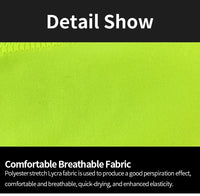 Unisex Polyester Football Shin Guards with Compression Sleeves, XS-XL