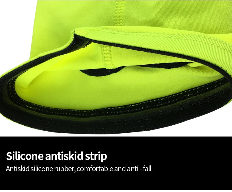 Unisex Polyester Football Shin Guards with Compression Sleeves, XS-XL