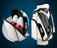 Men's PU Waterproof Golf Bag for 14 Clubs Large Capacity