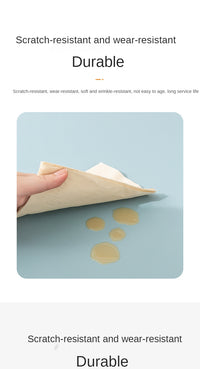 Large White Gaming Mousepad Waterproof Non-Slip PU Leather