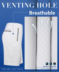 Summer Tennis Golf Men Shorts Golf Clothing Thin High Elastic Male Sweatpants Comfort Breathable Dry Fit Shorts Trouser XXS-XXXL