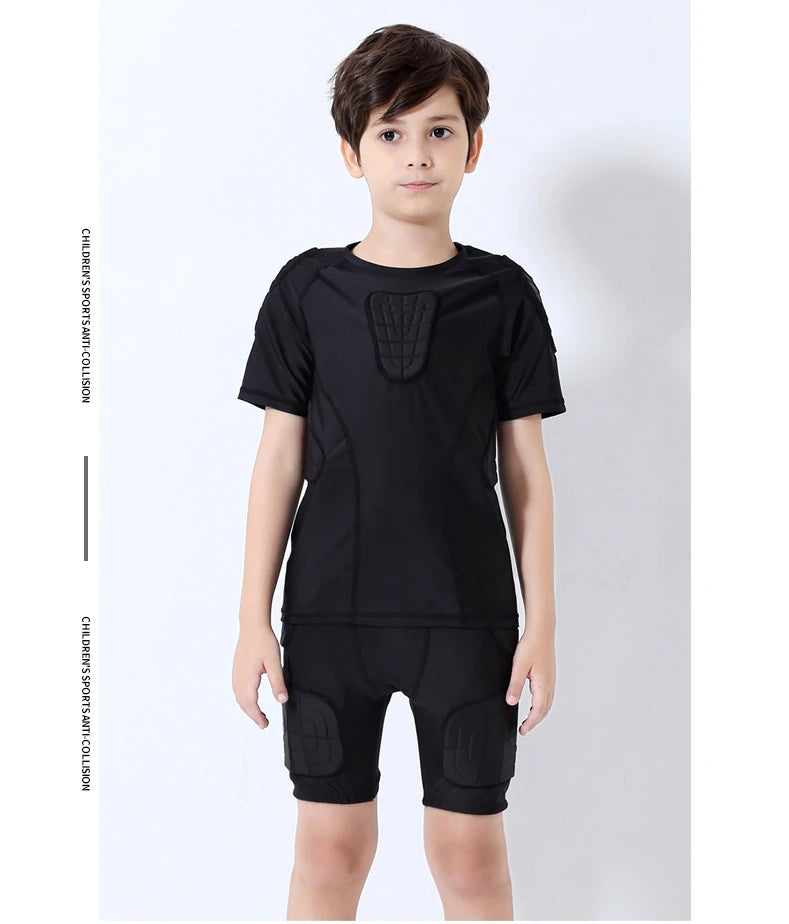 Rugby Padded Kids Soccer Goalkeeper Jerseys Football Shirts Sponge Children's Goal Keeper Training Sportswear Protective Clothes - Buy online at  Vibe In Cart.