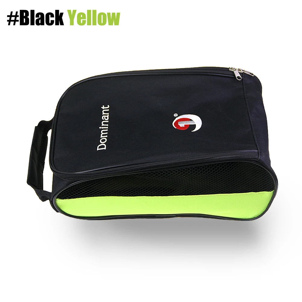 Nylon Zippered Golf Shoe Bag with Ventilation for Travel