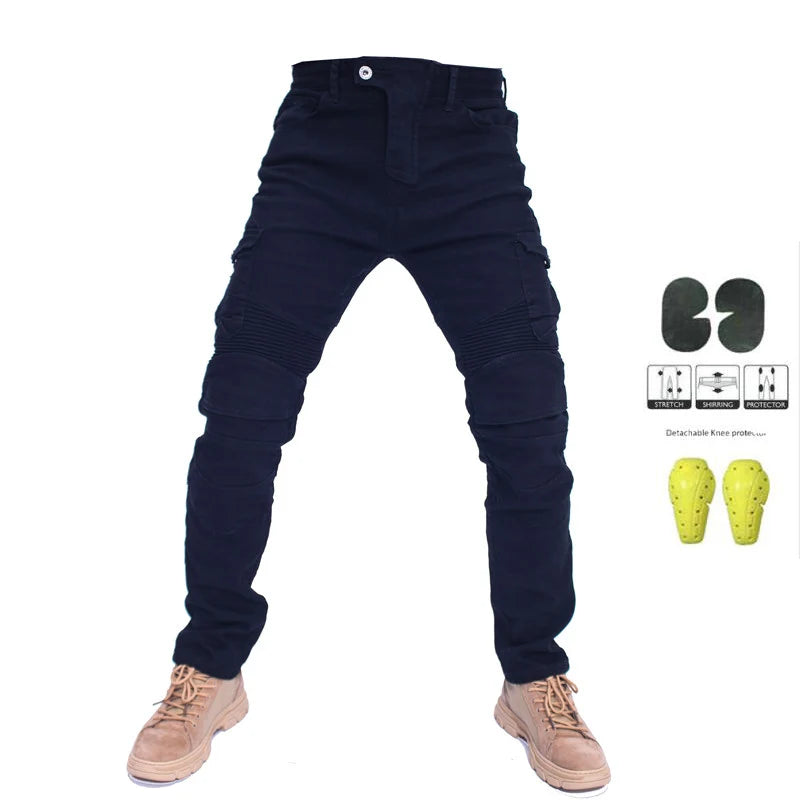 Motorcycle Jeans Pantalones Motocicleta Hombre Featherbed Jeans Standard Version Car Ride Trousers Pant Summer Riding - Buy online at  Vibe In Cart.