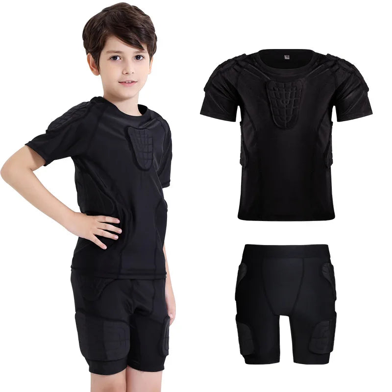 Rugby Padded Kids Soccer Goalkeeper Jerseys Football Shirts Sponge Children's Goal Keeper Training Sportswear Protective Clothes - Buy online at  Vibe In Cart.