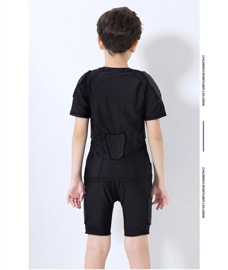 Rugby Padded Kids Soccer Goalkeeper Jerseys Football Shirts Sponge Children's Goal Keeper Training Sportswear Protective Clothes - Buy online at  Vibe In Cart.