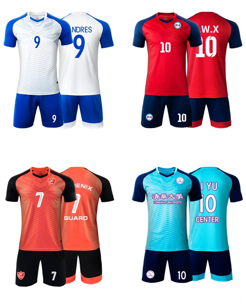 Men Kids Soccer Sets Short Sleeve Volleyball Uniforms Football Jerseys Team Training Shirts Sports Kit Clothing Suit Breathable - Buy online at  Vibe In Cart.