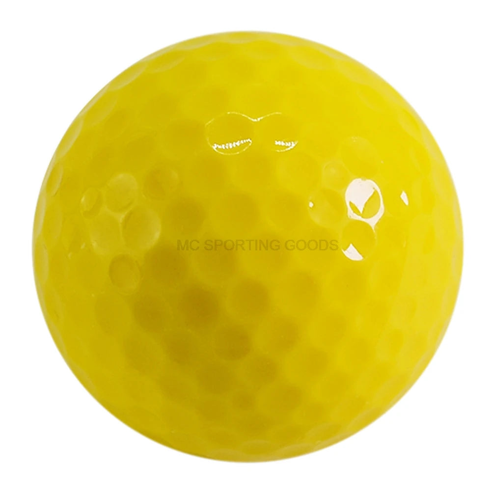 Two-Layer Practice Golf Ball in Assorted Colors, 44g Each