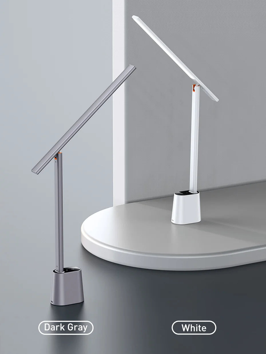Dimmable LED Desk Lamp With Foldable Design And Adaptive Brightness