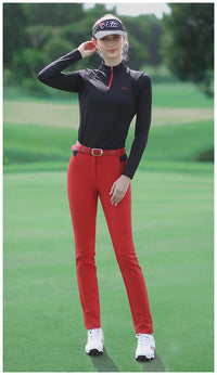 PGM Autumn Winter Ladies Golf Pants Women High Elasticity Sport Trousers Slim Fit Tennis Pants Warm Windproof Clothing KUZ093 - Buy online at  Vibe In Cart.