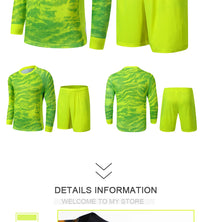22-23 Adult Goalkeeper Uniform Soccer Jersey Set Professional Goalie Football Uniform Sponge Protection Shirt Pants Shorts Men - Buy online at  Vibe In Cart.