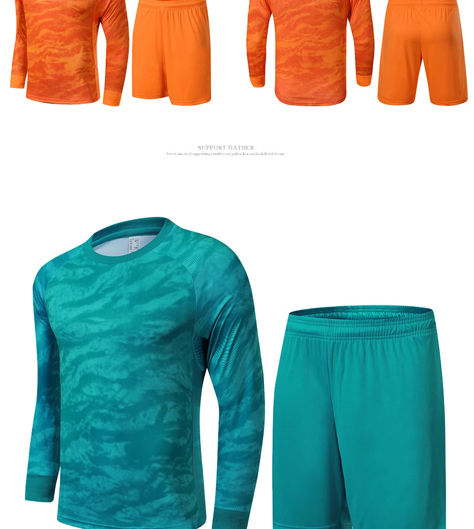 22-23 Adult Goalkeeper Uniform Soccer Jersey Set Professional Goalie Football Uniform Sponge Protection Shirt Pants Shorts Men - Buy online at  Vibe In Cart.