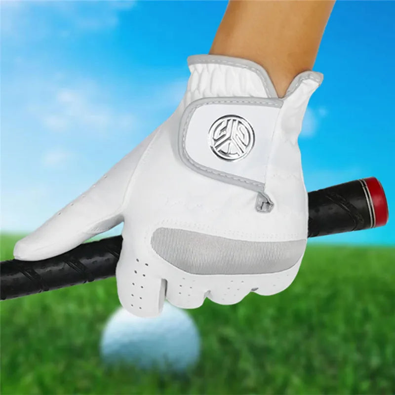 1 Pc Golf Gloves Left Right Hand Men's Soft Ultra-fiber Cloth Breathable Wear-resistant Golf Gloves Sports Gloves - Buy online at  Vibe In Cart.