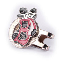 Magnetic Alloy Golf Marker with Hat Clip for Golf