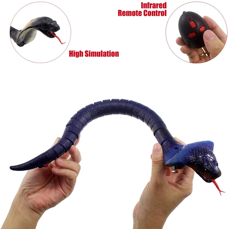RC Snake Realistic Snake Toys Infrared Receiver Electric Simulated Animal Cobra Viper Toy Joke Trick Mischief For Kids Halloween - Buy online at  Vibe In Cart.