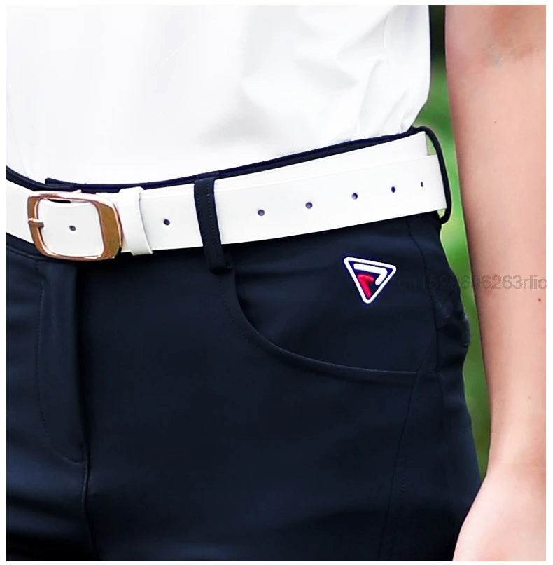 Women's Slim Fit High Waist Full Length Golf Pants Quick Dry Breathable Cotton Blend XS-XL