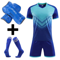 Survetement Footbal Children Men Football Jerseys Boys Soccer Clothes Sets Team Football Jerseys Sets with socks Shin guards - Buy online at  Vibe In Cart.
